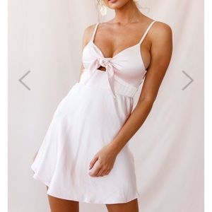 Selfie Leslie Starry Night Satin Dress